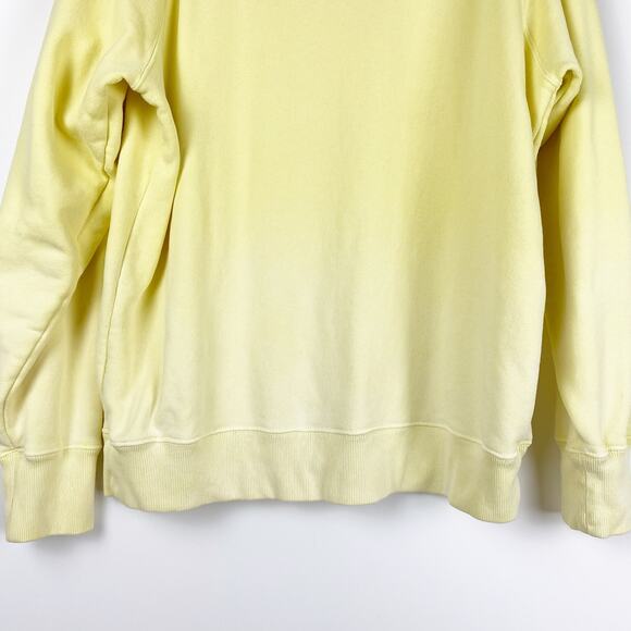 Something Navy Ombre Yellow Something To Smile In Sweatshirt Womens Size Small - Picture 10 of 11